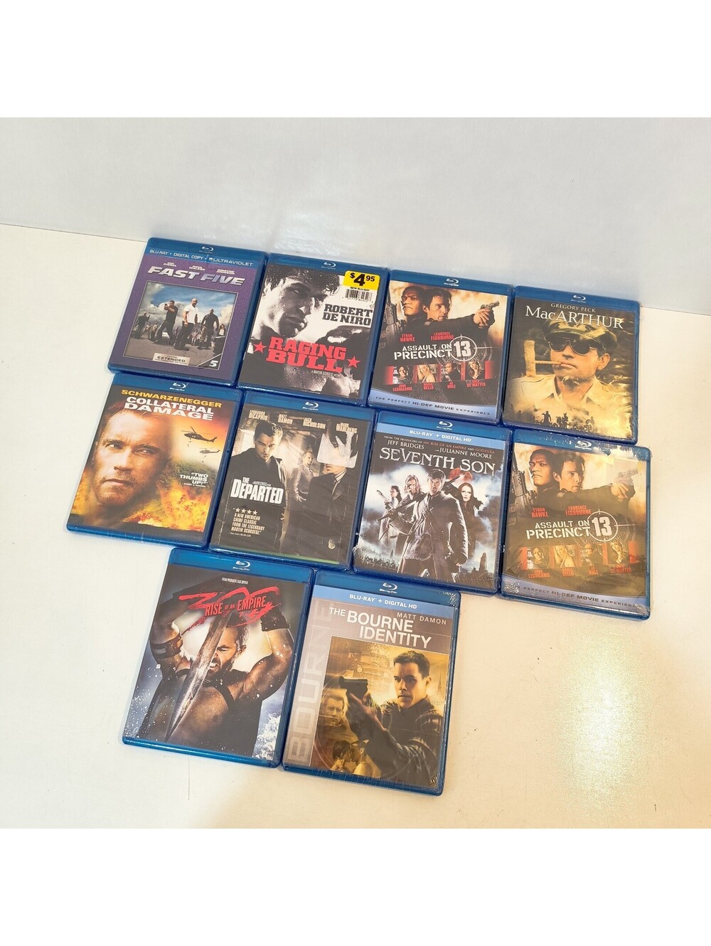 Lot of 10 Blue-Ray Action Movies DvD Brand New Sealed